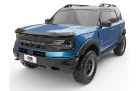 2021  Ford Bronco EGR USA Superguard Hood Guard Matte Black Finish | 303565