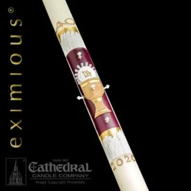 3" x 48" 12 Apostles Eximious Paschal Candle