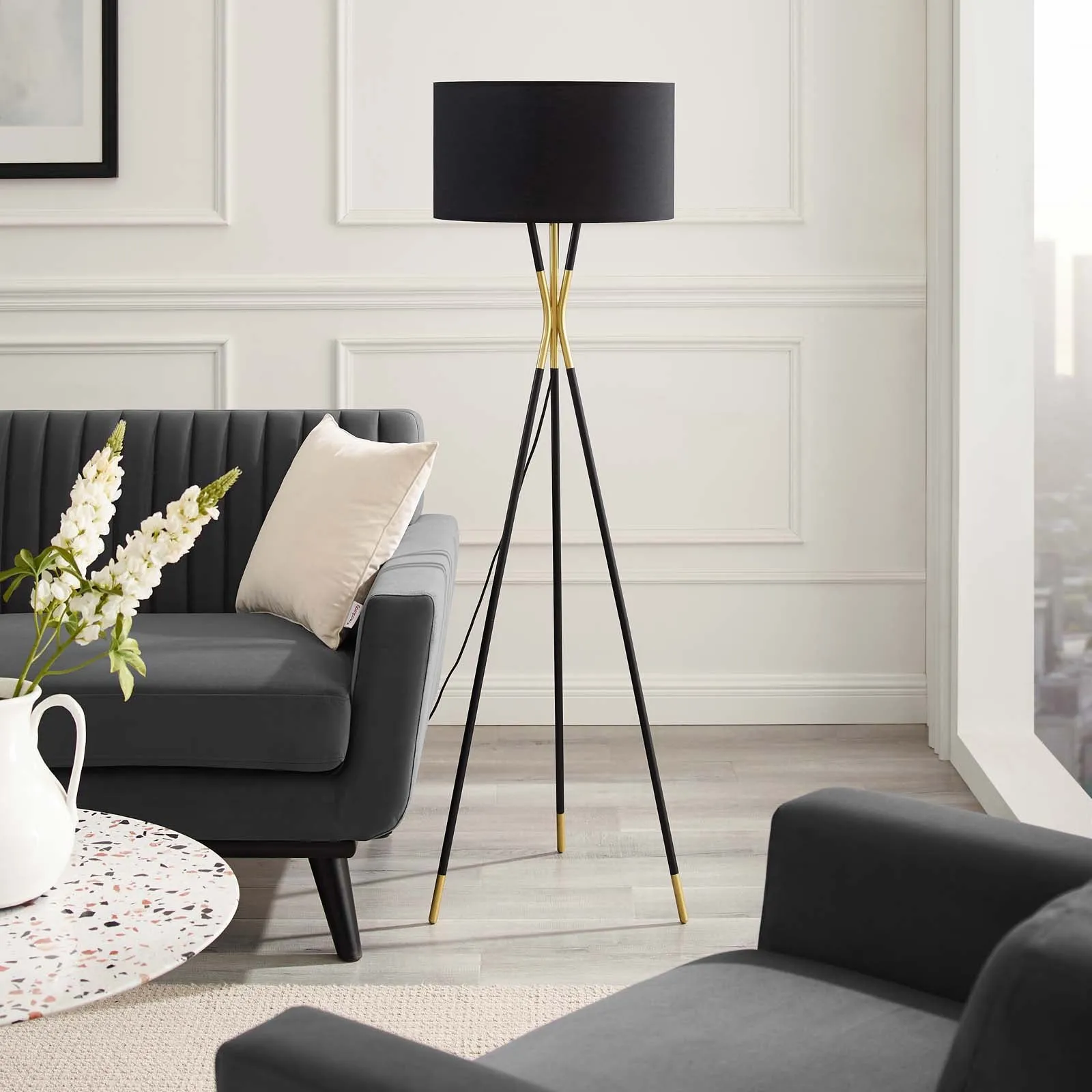 Audrey Standing Floor Lamp by Modway