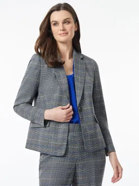 Ava Jacket, Glen Plaid