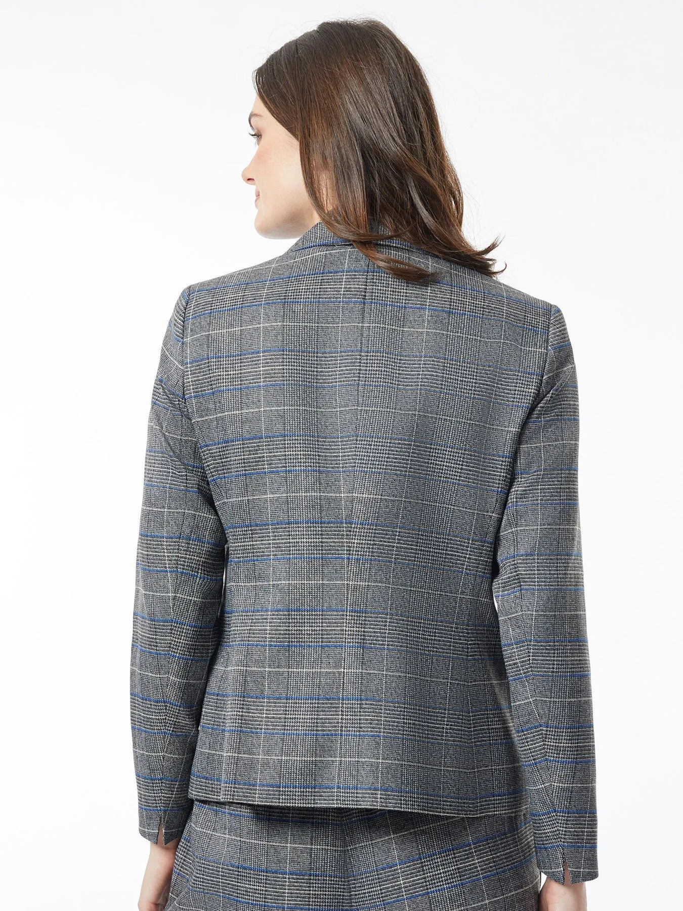 Ava Jacket, Glen Plaid