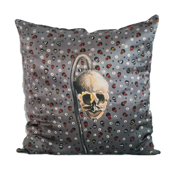 BARE BONES Silk Pillowcase Accent Decorative Throw Pillow/Cushion