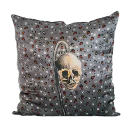 BARE BONES Silk Pillowcase Accent Decorative Throw Pillow/Cushion