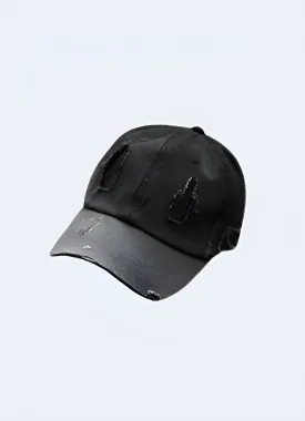 Black Denim Baseball Cap