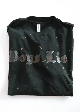 BOYS LIE BLEACHED OUT SIDE SLIT TEE