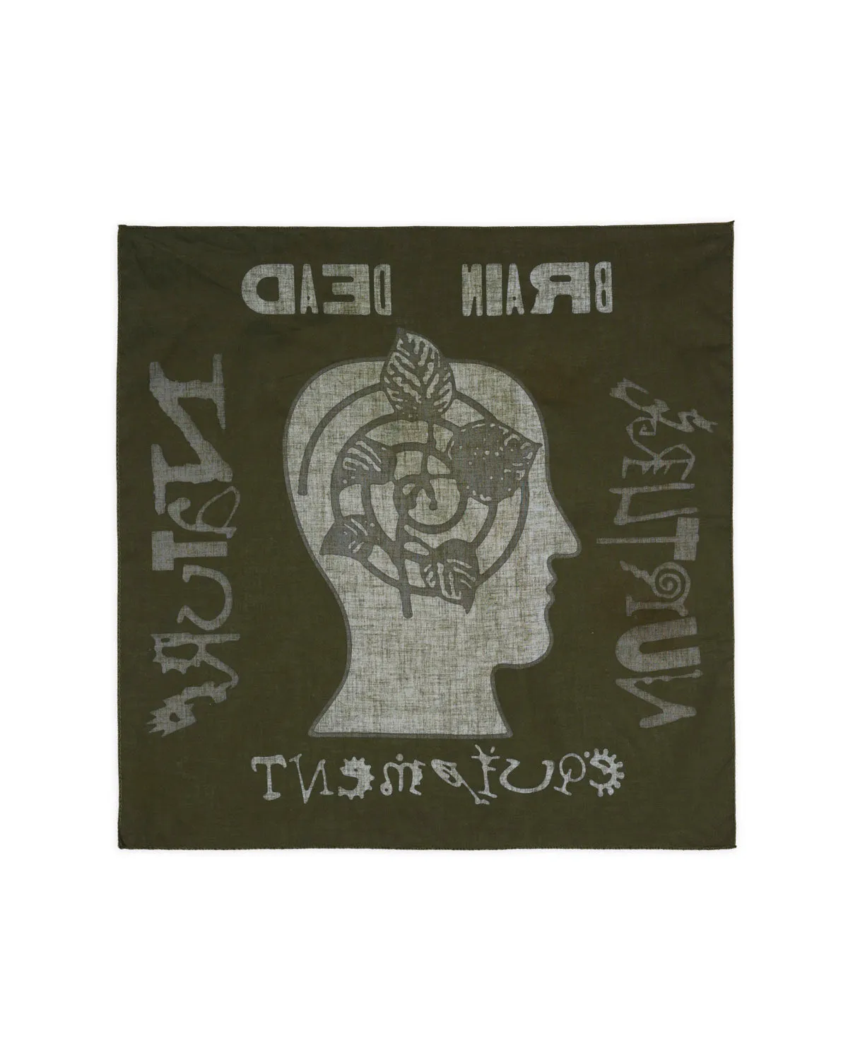 Brain Dead Equipment Nature Nurture Bandana - Green