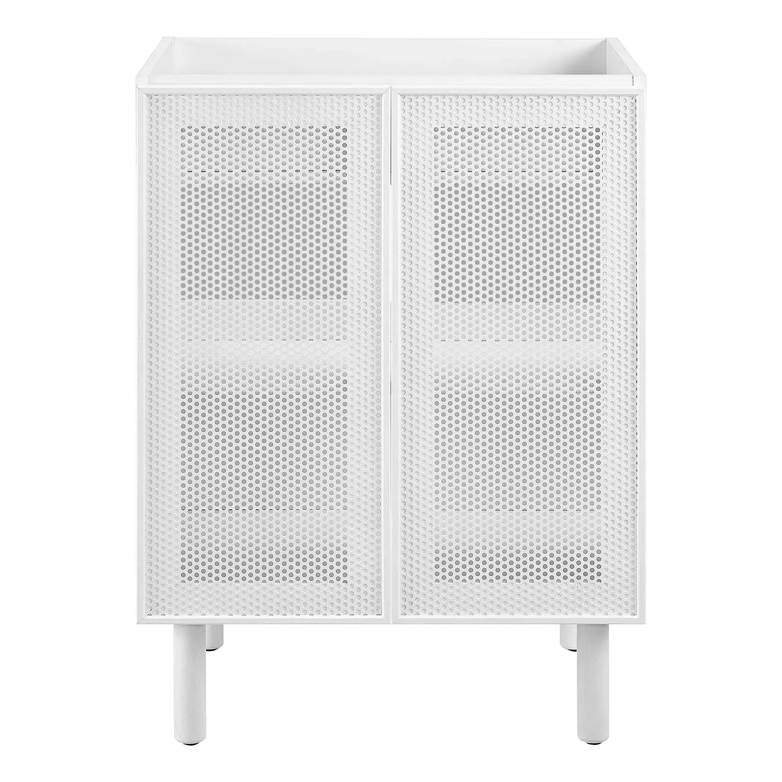 Calla 24" Perforated Metal Bathroom Vanity Cabinet (Sink Basin Not Included) by Modway