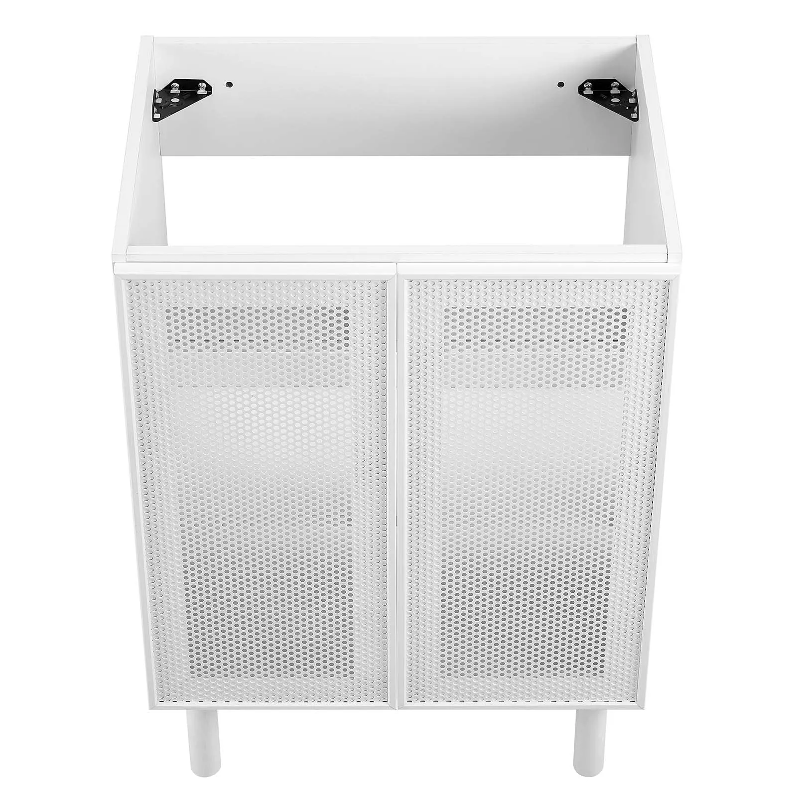 Calla 24" Perforated Metal Bathroom Vanity Cabinet (Sink Basin Not Included) by Modway