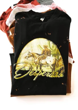 DESPERADO BLEACHED OUT SIDE SLIT TEE