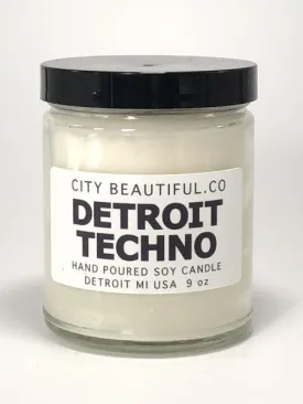 Detroit Techno - Hand Poured Soy Candle by City Beautiful . Co - 9oz.