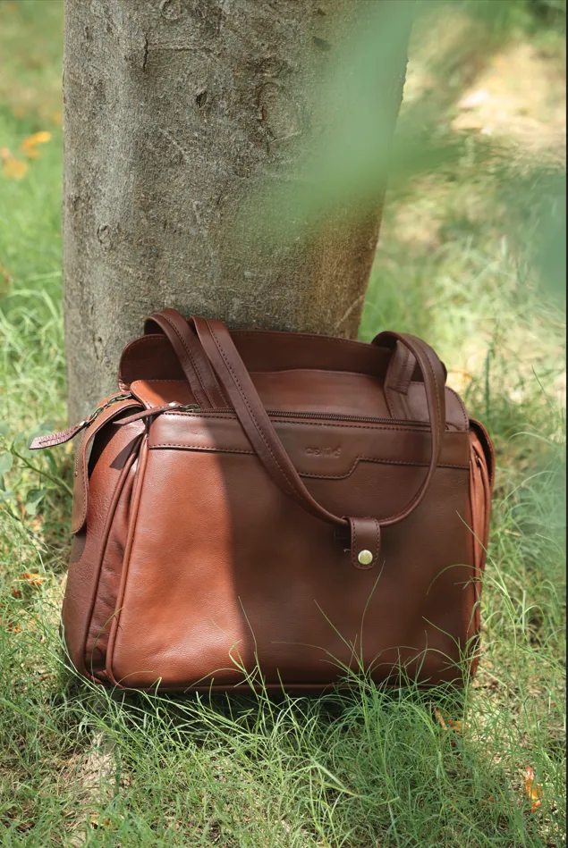 Elegant NDM Soft Leather Tote Bag – Luxurious, Spacious, and Versatile. Art:-BG-1609