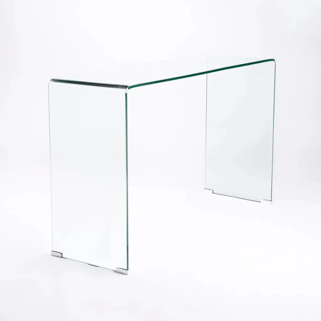 FLUTE 125x40cm 12MM TEMPERED GLASS CONSOLE