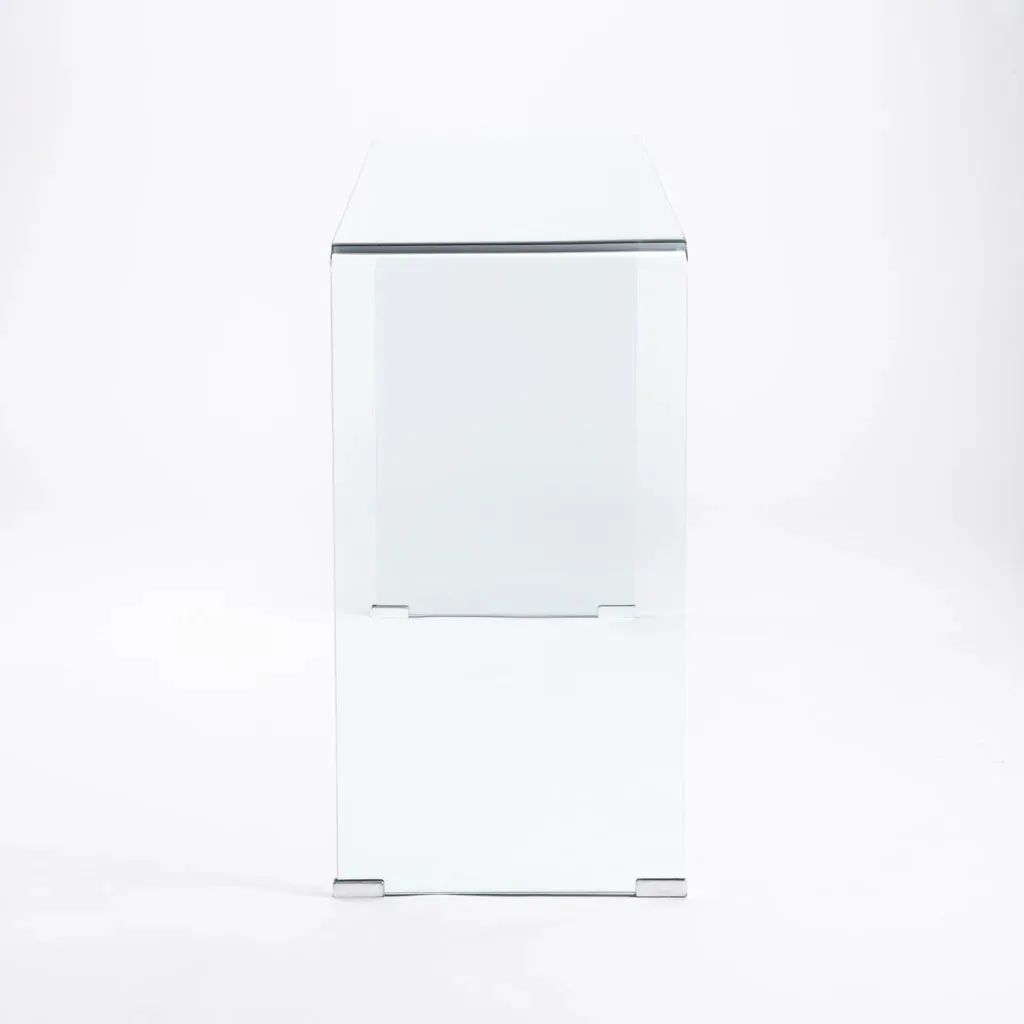 FLUTE 125x40cm 12MM TEMPERED GLASS CONSOLE