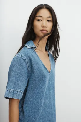 Genevieve Denim Mini Dress