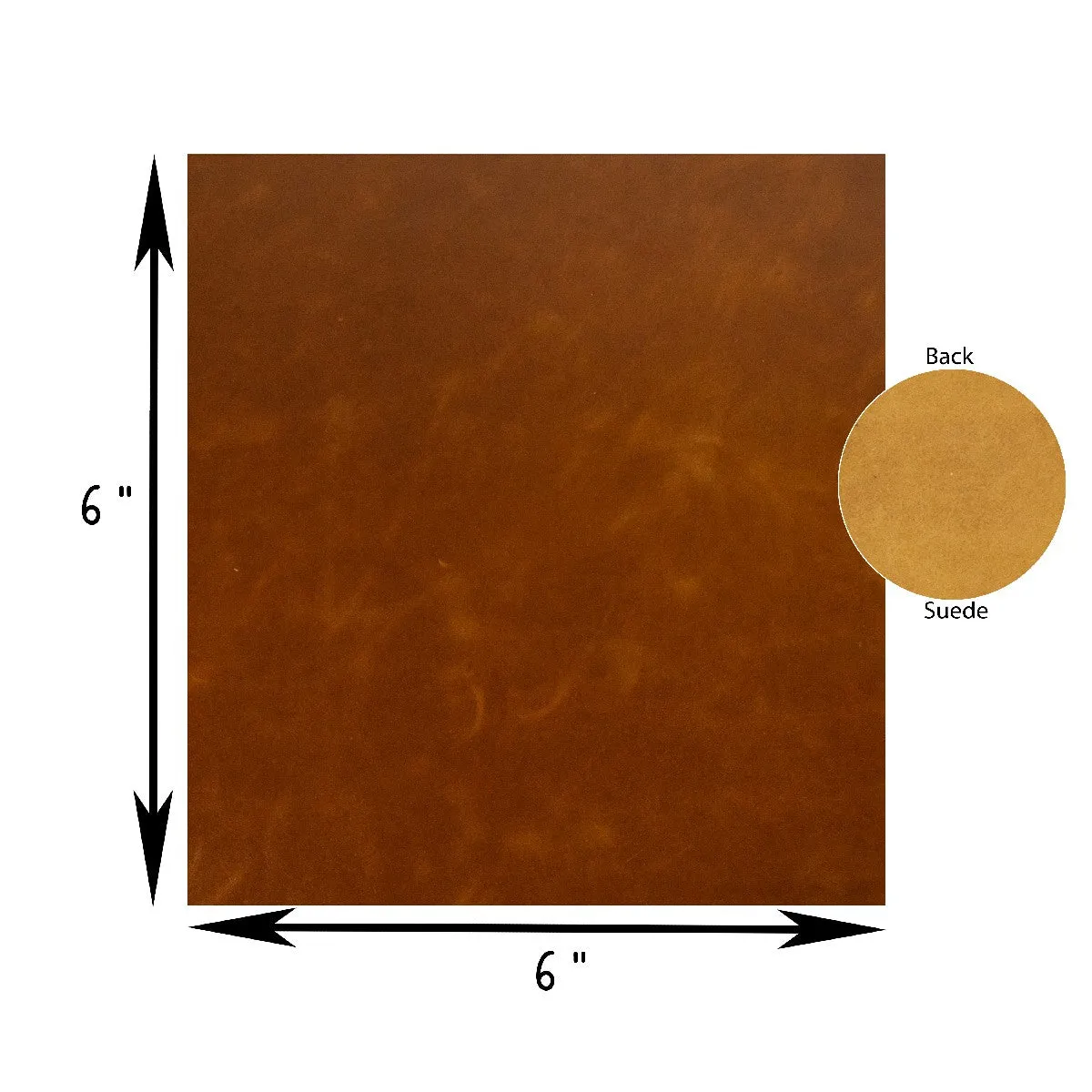 Genuine Leather Tooling and Crafting Sheets | Heavy Duty Full Grain Cowhide (1.1-1.3mm) | Navaro Cognac