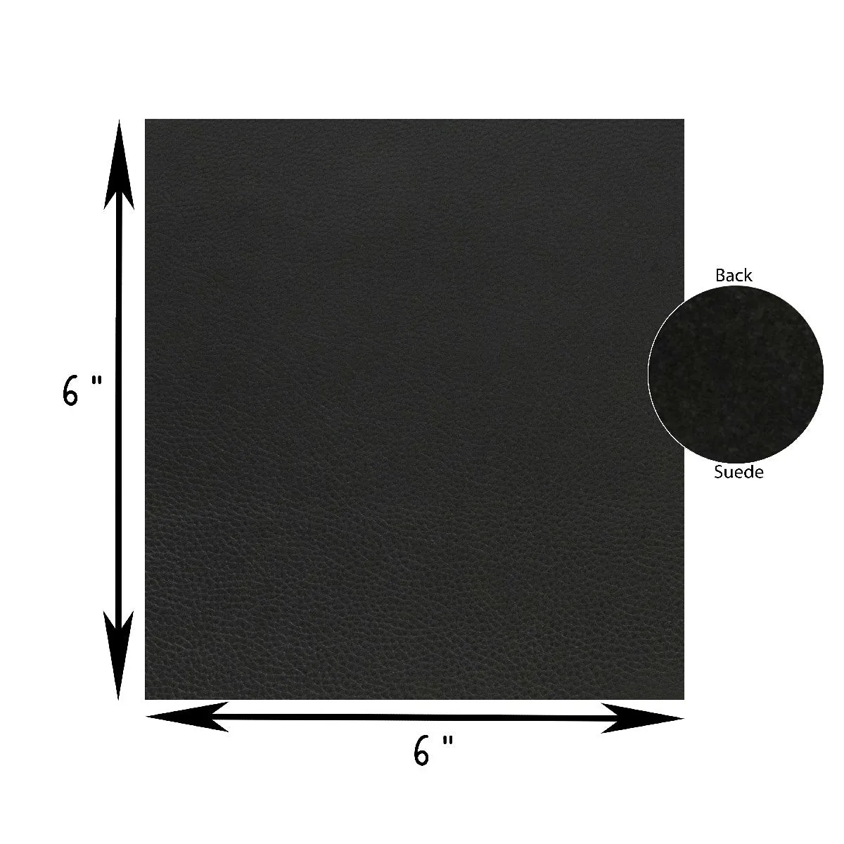 Genuine Leather Tooling and Crafting Sheets | Heavy Duty Full Grain Cowhide (1.2-1.4mm) | Flotter Black