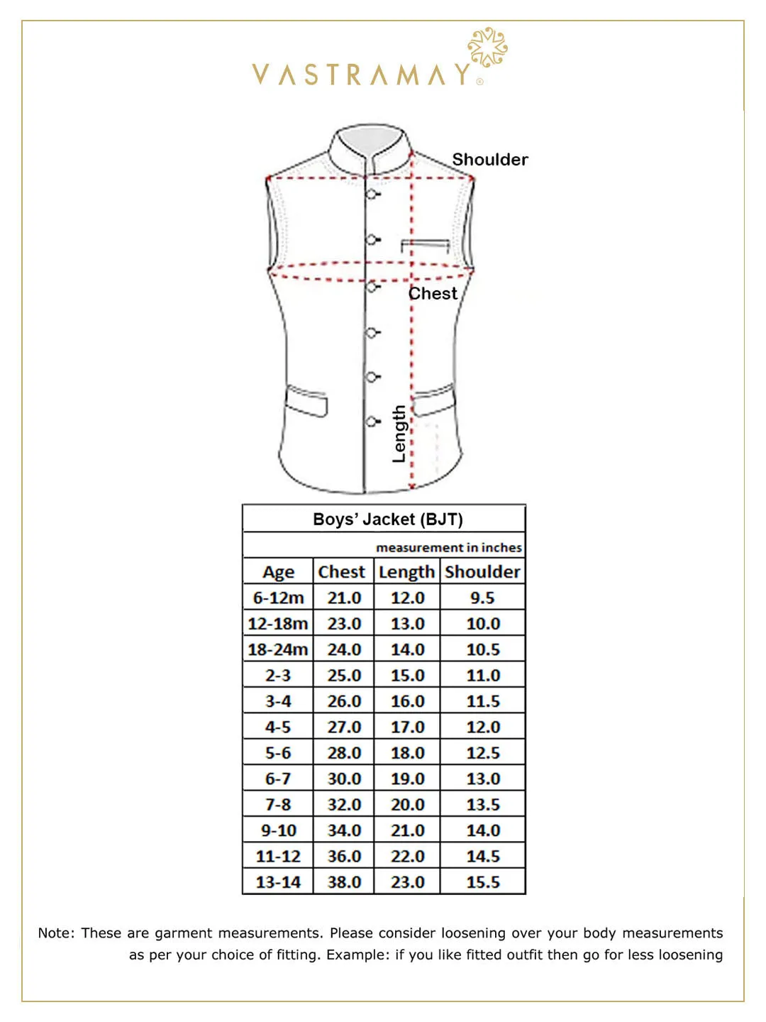 Jashvi Boys' Blue Silk Blend Nehru Jackets