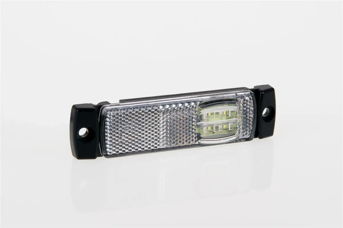 LED Marker Light with Reflector: White, Red or Amber