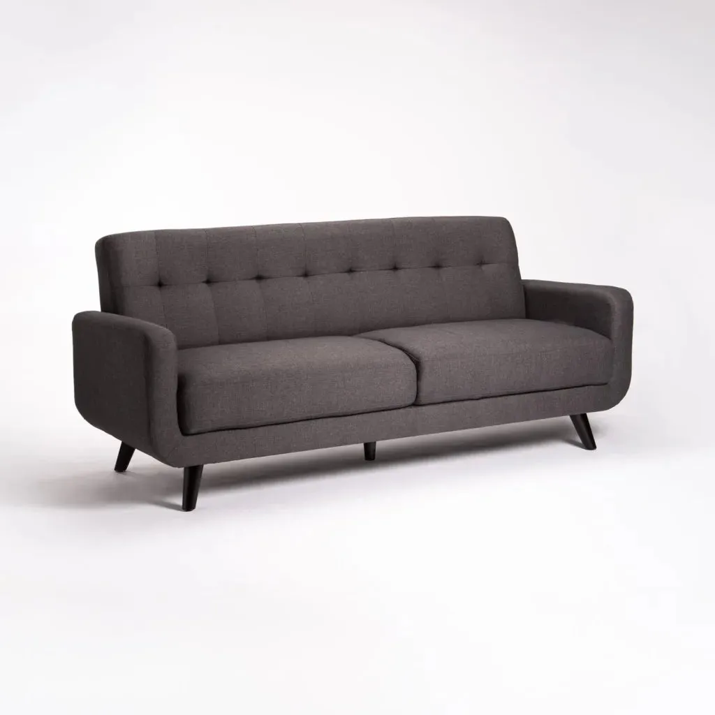 LUNA FABRIC 3 SEATER COUCH