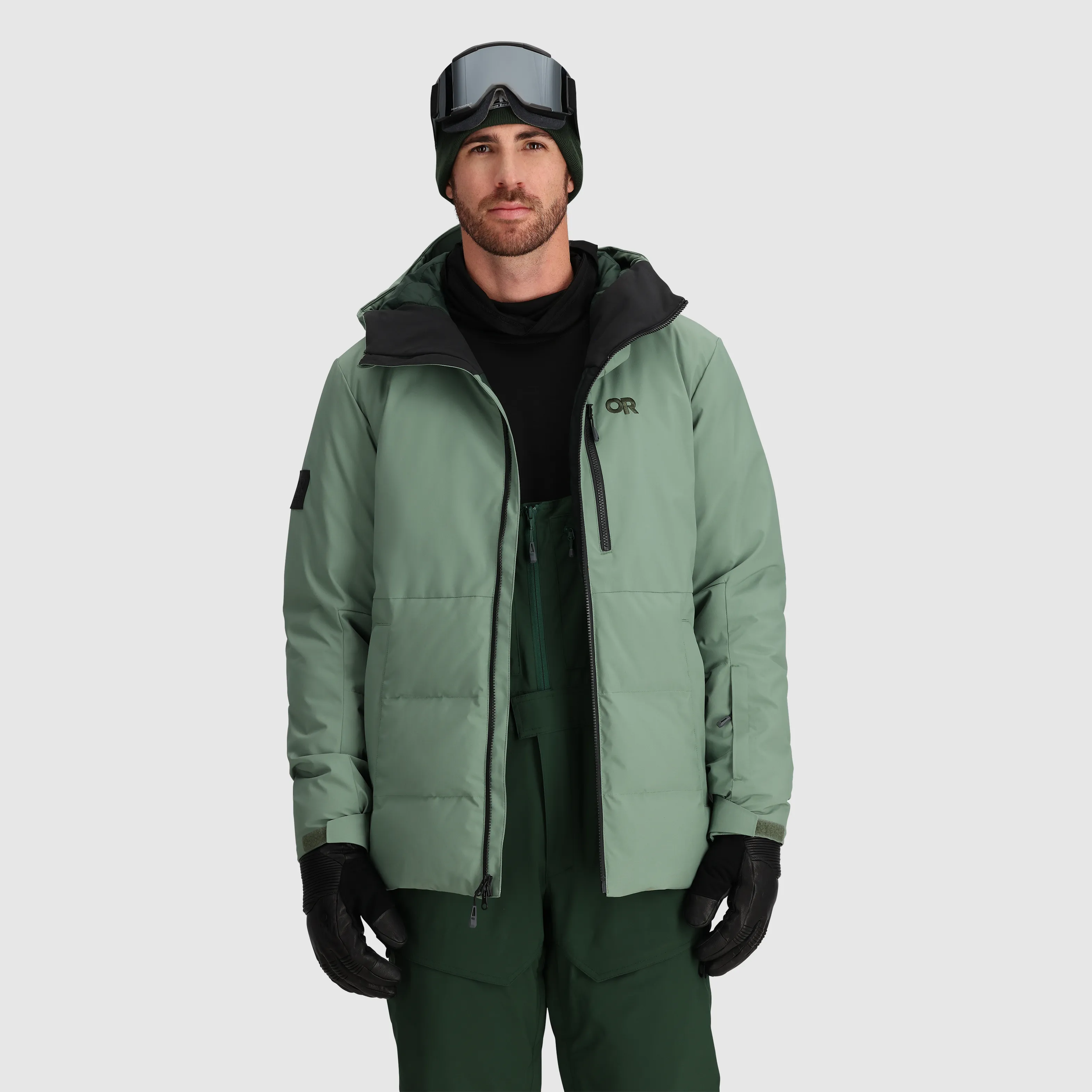 High-Quality Mens Insulated Snowcrew Down Jacket for Cold Weather