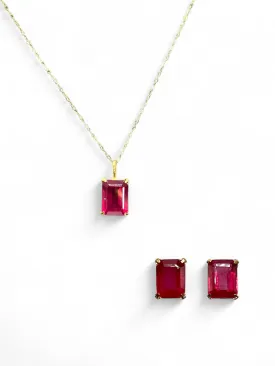 NATURAL RUBY SET