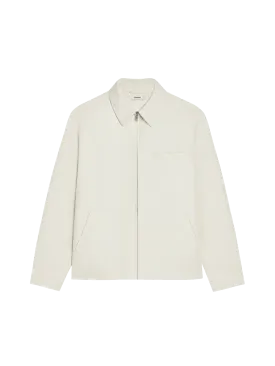 Organic Cotton Harrington Jacket—elderflower