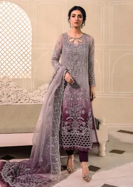 Plum Embroidered Suit - Maria B - Mbroidered Heritage Edition - BD-2605