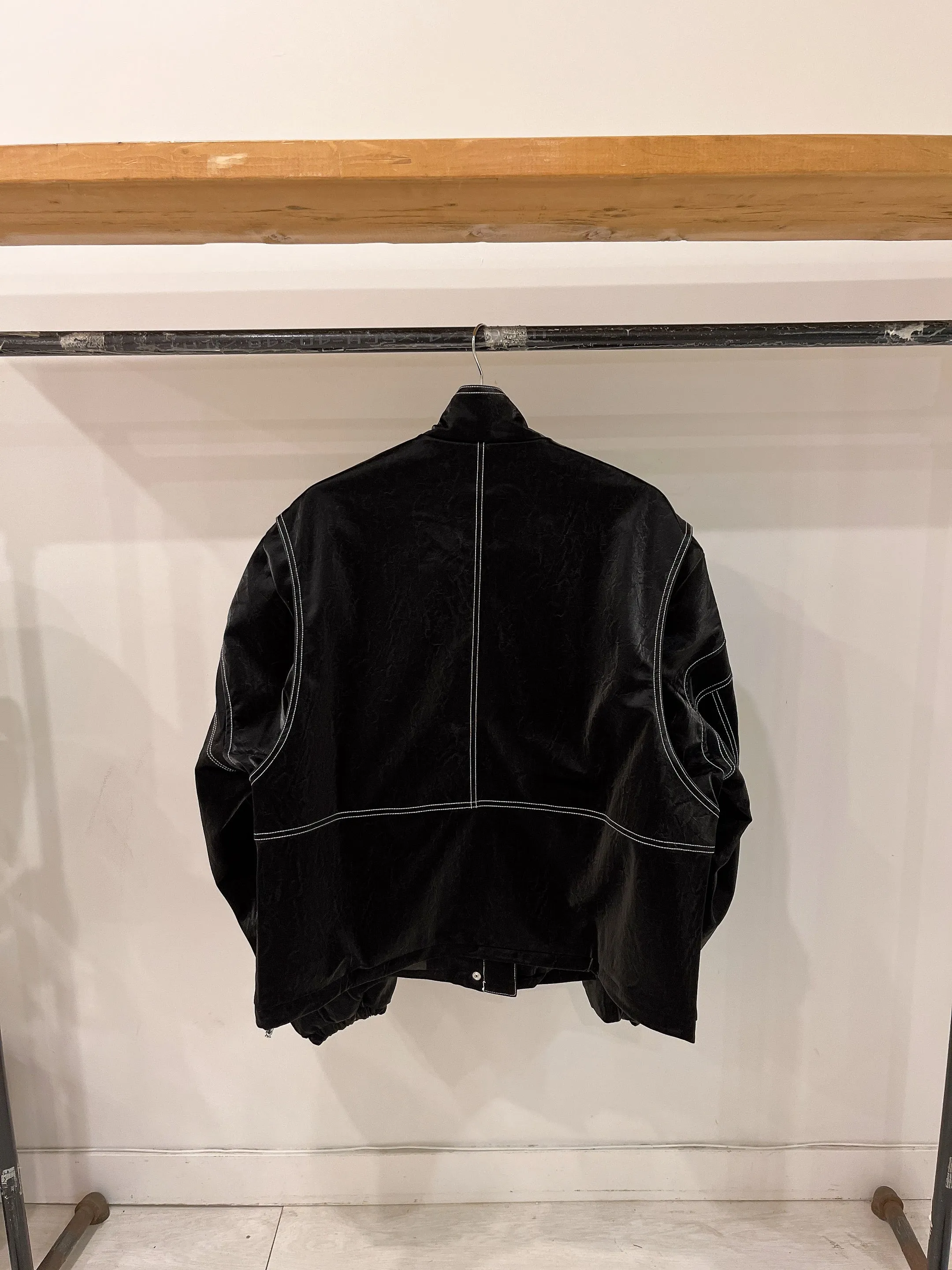 PURE Leather bomber jacket