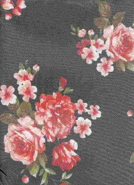 SOFT POLYESTER MESH FLORAL NFF201103B-005