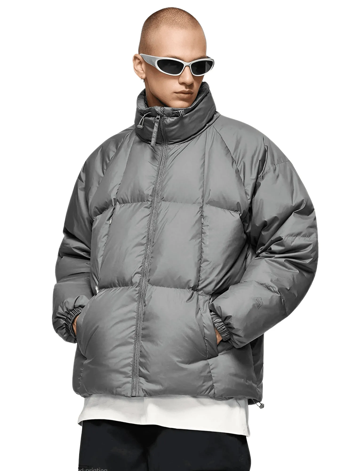 Solid Color Windproof White Duck Down Puffer Jackets for Men & Women