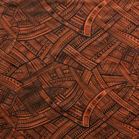 Traditional Polynesian Tattoo Fabric | Polyester