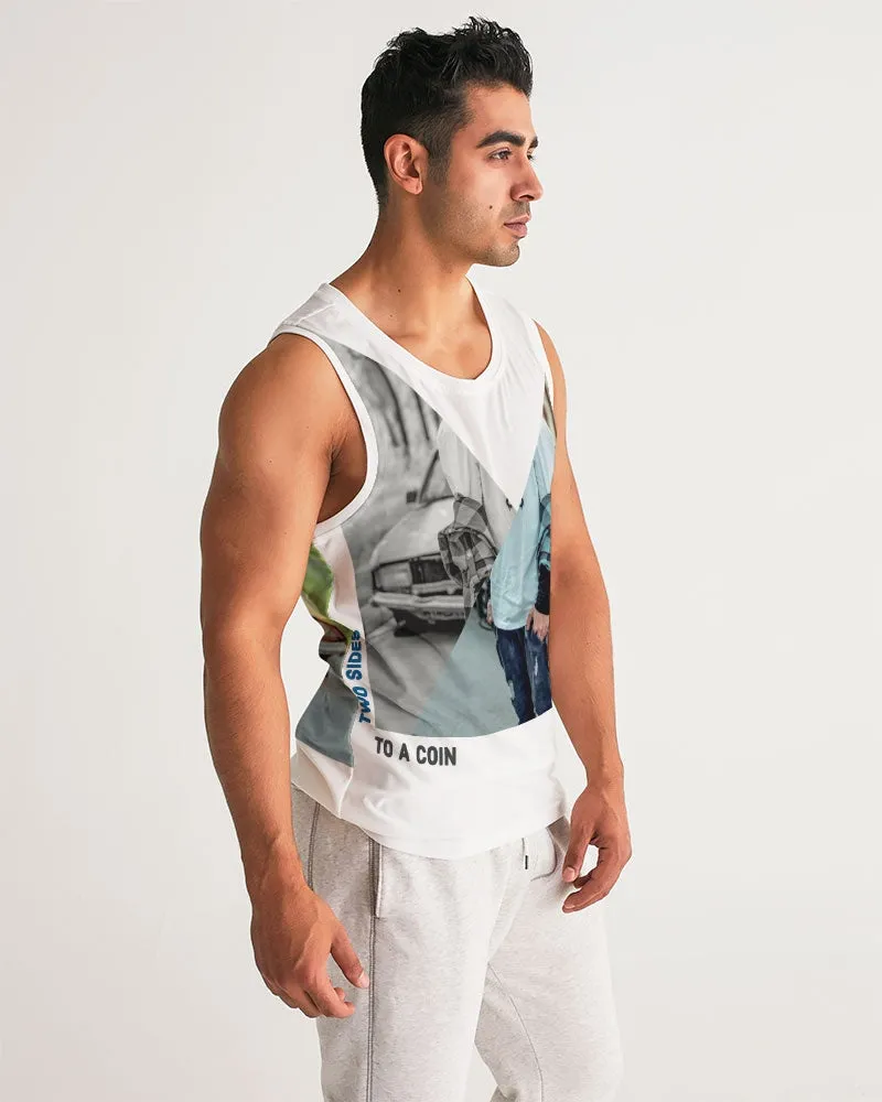 Two sides to a story Men's Sports Tank